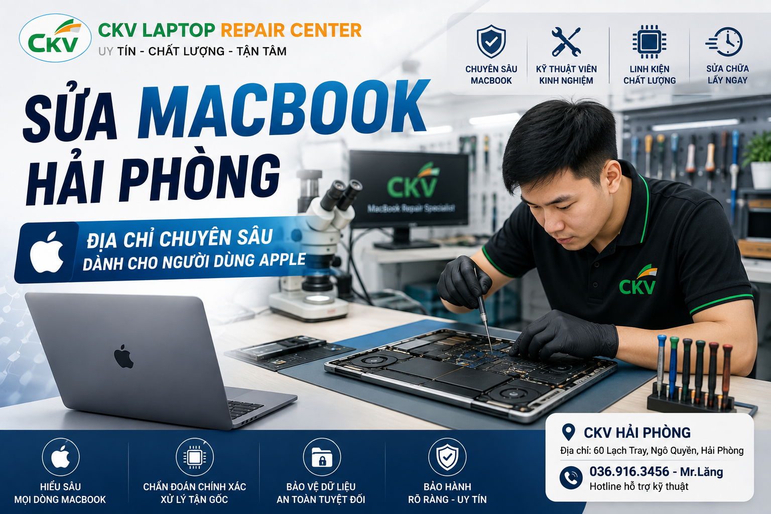 Sửa MacBook Hải Phòng – Địa Chỉ Chuyên Sâu Dành Cho Người Dùng Apple