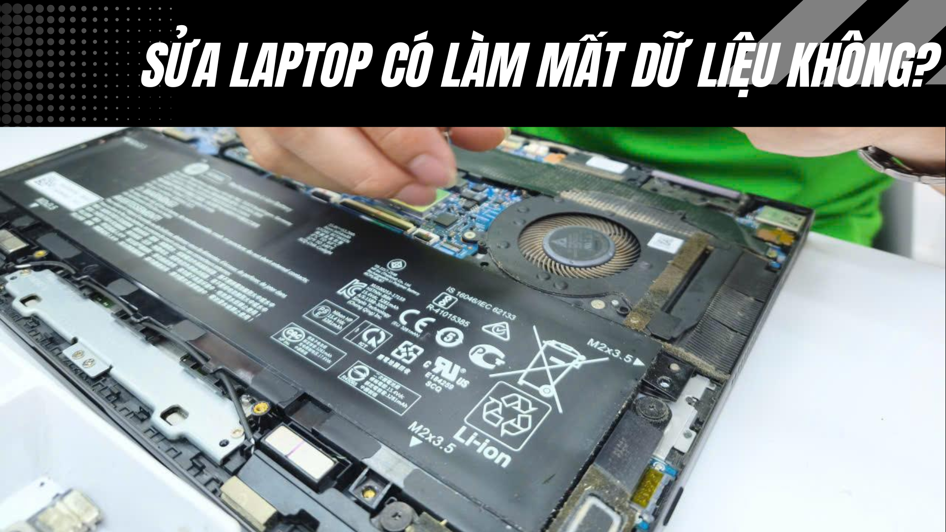 Sửa laptop có làm mất dữ liệu không?