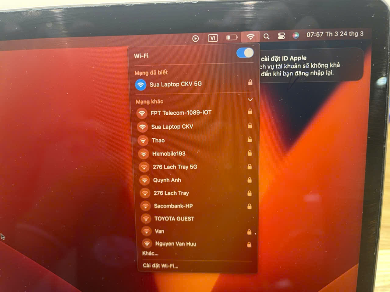 MacBook Không Nhận Wifi - Có Phải Hỏng Card Mạng